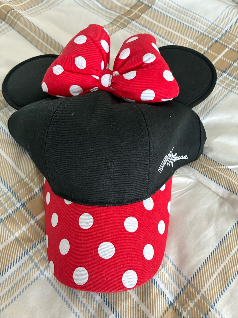 Disney Black Baseball Cap with Adjustable Snapback
